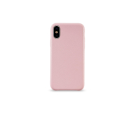 Etui Leather Case do iPhone X różowe - 1388485 - zdjęcie 1